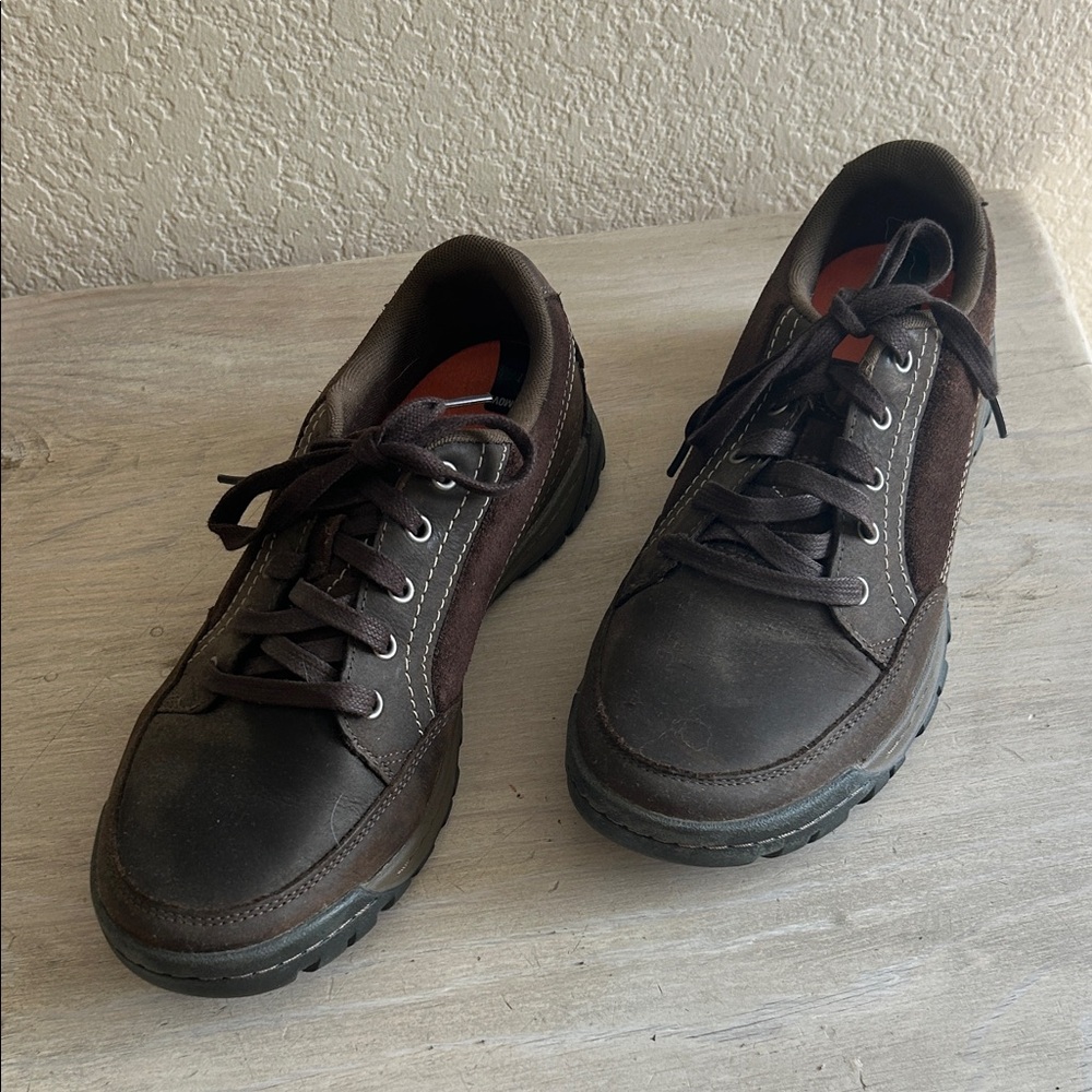 Merrell Dark Brown Leather Oxfords